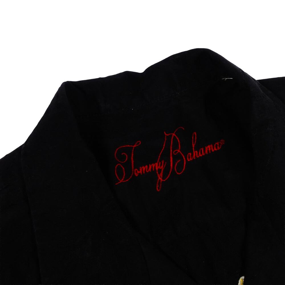 Tommy Bahama You Can Toucan Lounge Leaf Silk Hawaiian Camp Button Up Shirt Large - Picture 4 of 5